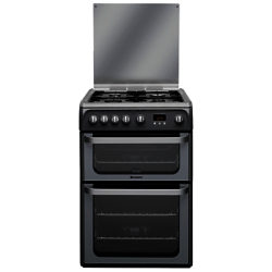 Hotpoint HUG61G Ultima Gas Cooker, Graphite